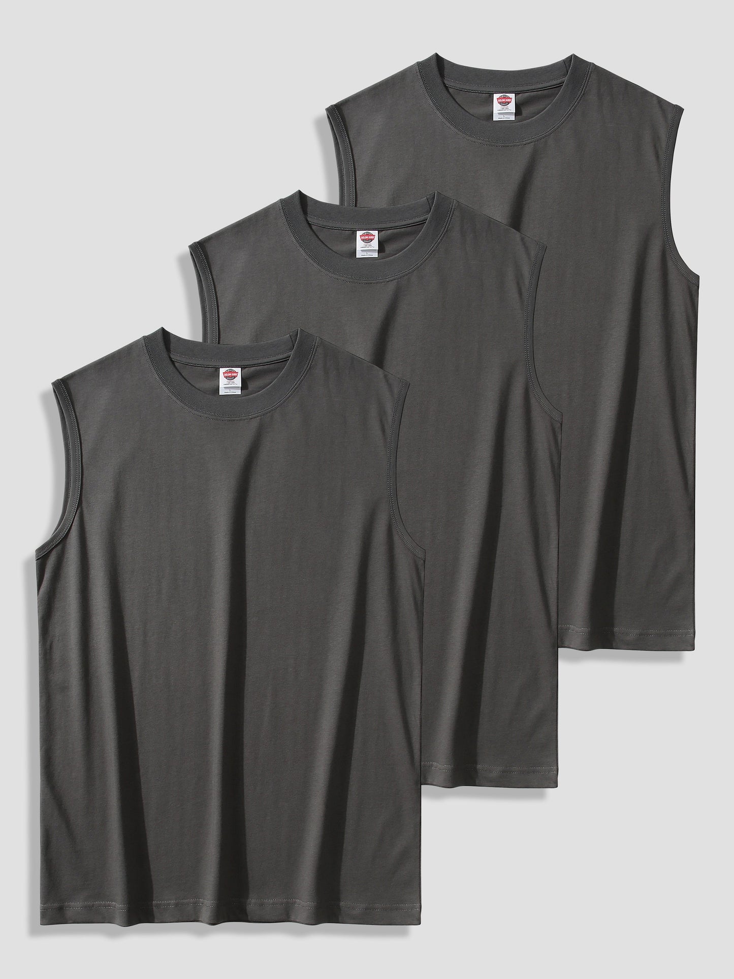 Herren Muscle Fit Tanktops 3er Pack – Sportliche ärmellose Shirts für Training & Alltag