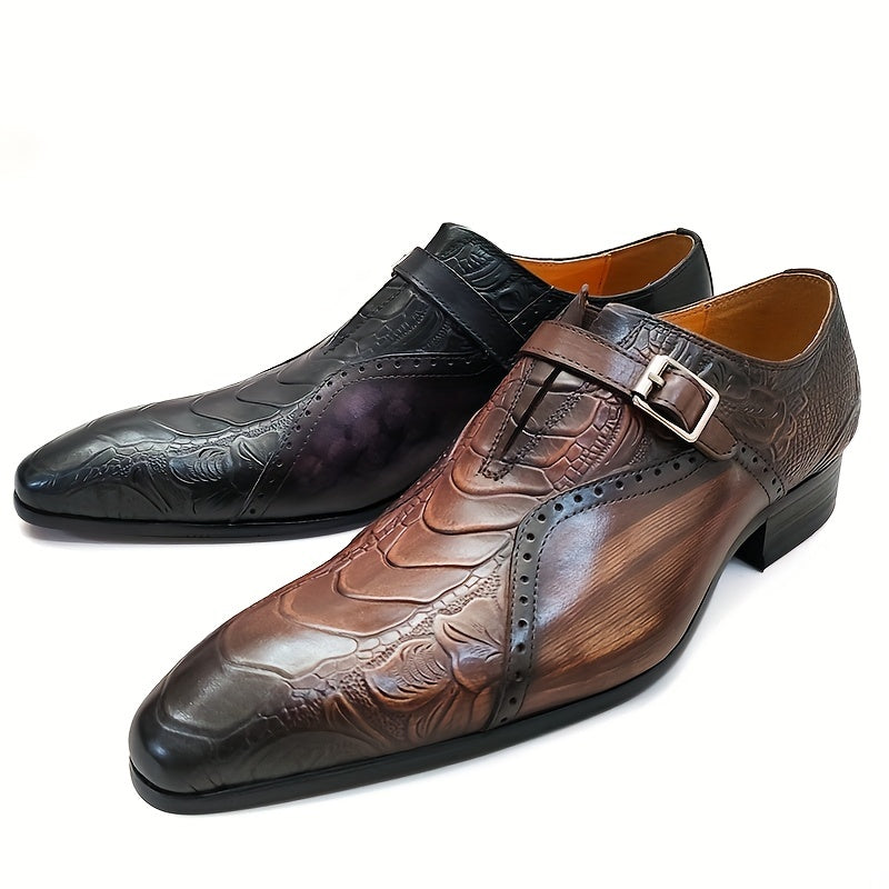 Herren Monk Strap Businessschuhe – Elegante Slipper für Büro und besondere Anlässe