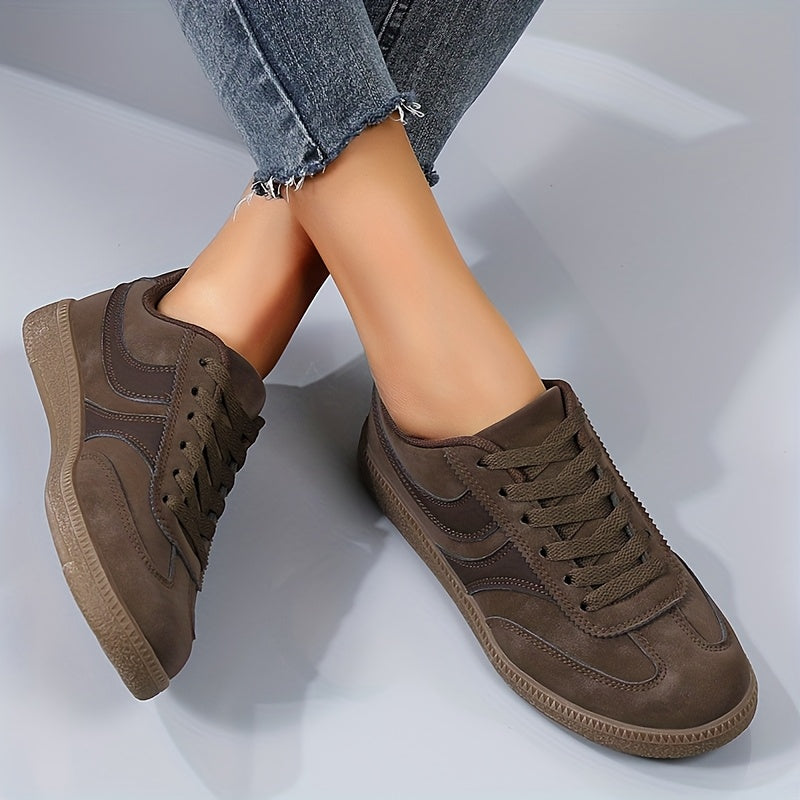 Damen Vintage Sneaker im Retro-Stil für Alltag und Freizeit