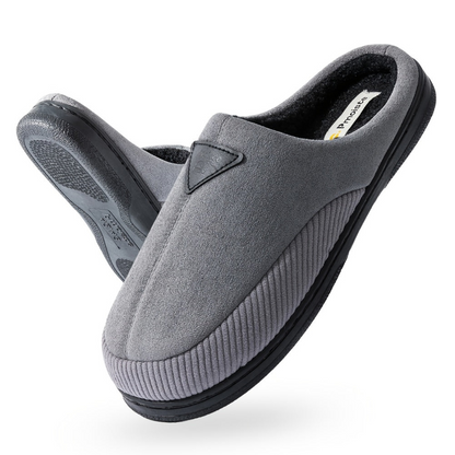 Unisex Hausschuhe Slipper gefüttert Rutschfeste Sohle