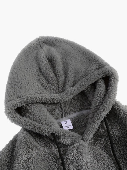 Herren Fleece Hausanzug Set Kapuzenpullover & Jogginghose – Kuscheliger Freizeit-Look für Herbst und Winter