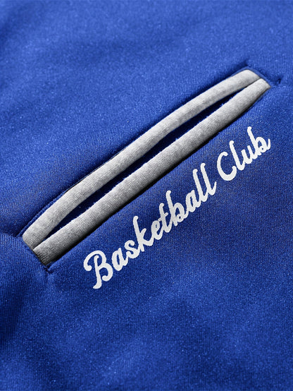 Unisex Baseballjacke mit Kapuze und Druckknöpfen, Winterjacke für Outdoor