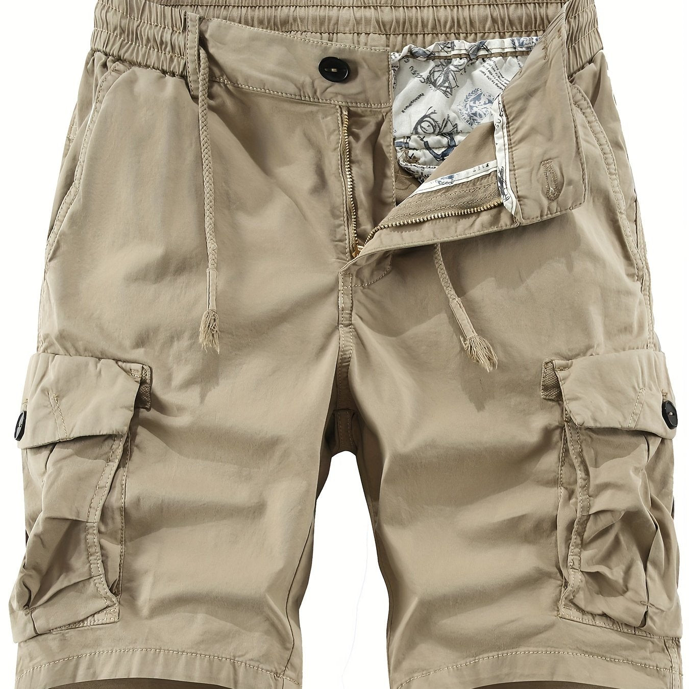 Herren Cargo Shorts mit Taschen und Kordelzug – Funktional & Lässig für Outdoor und Freizeit