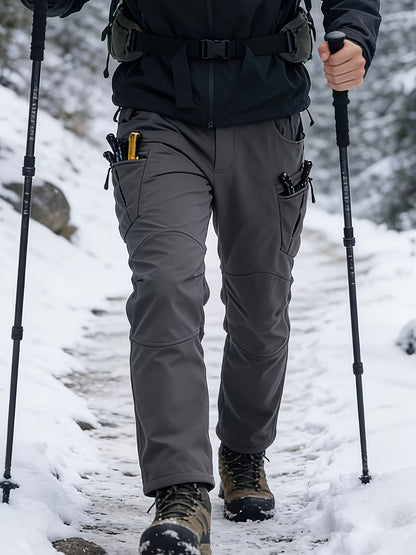 Tactical Hose Herren mit Warmfutter – Cargo Stil, mehrere Taschen