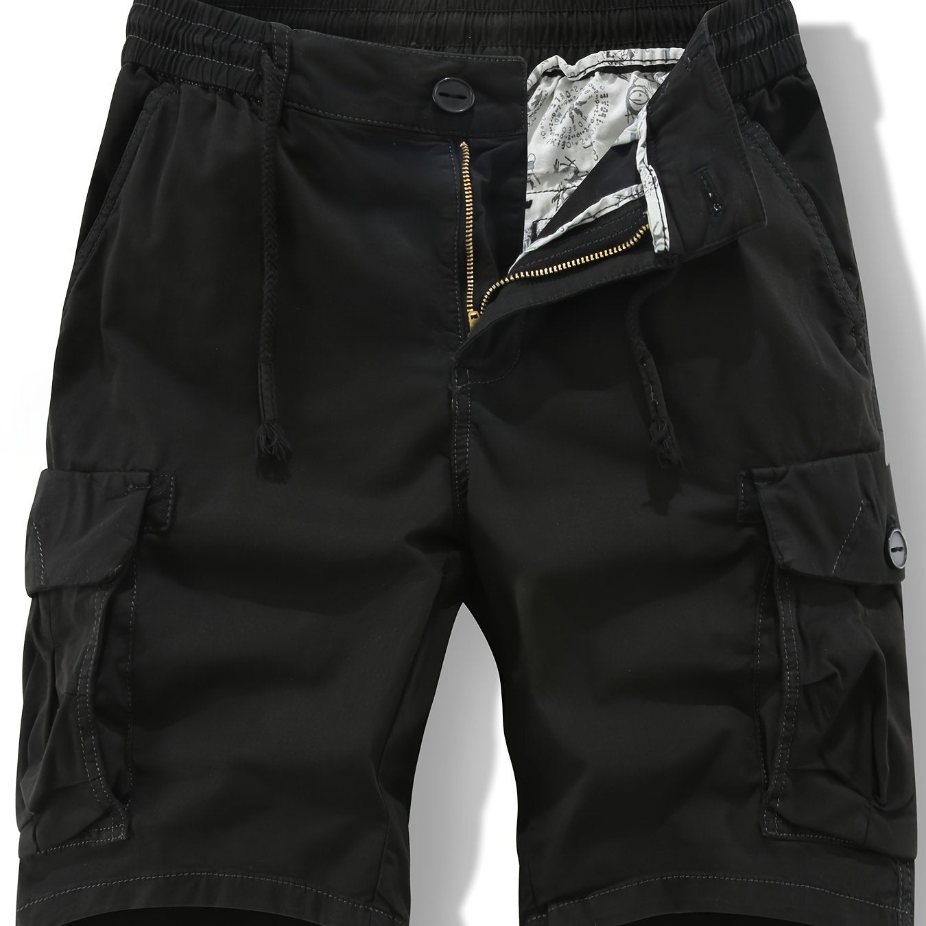 Herren Cargo Shorts mit Taschen und Kordelzug – Funktional & Lässig für Outdoor und Freizeit