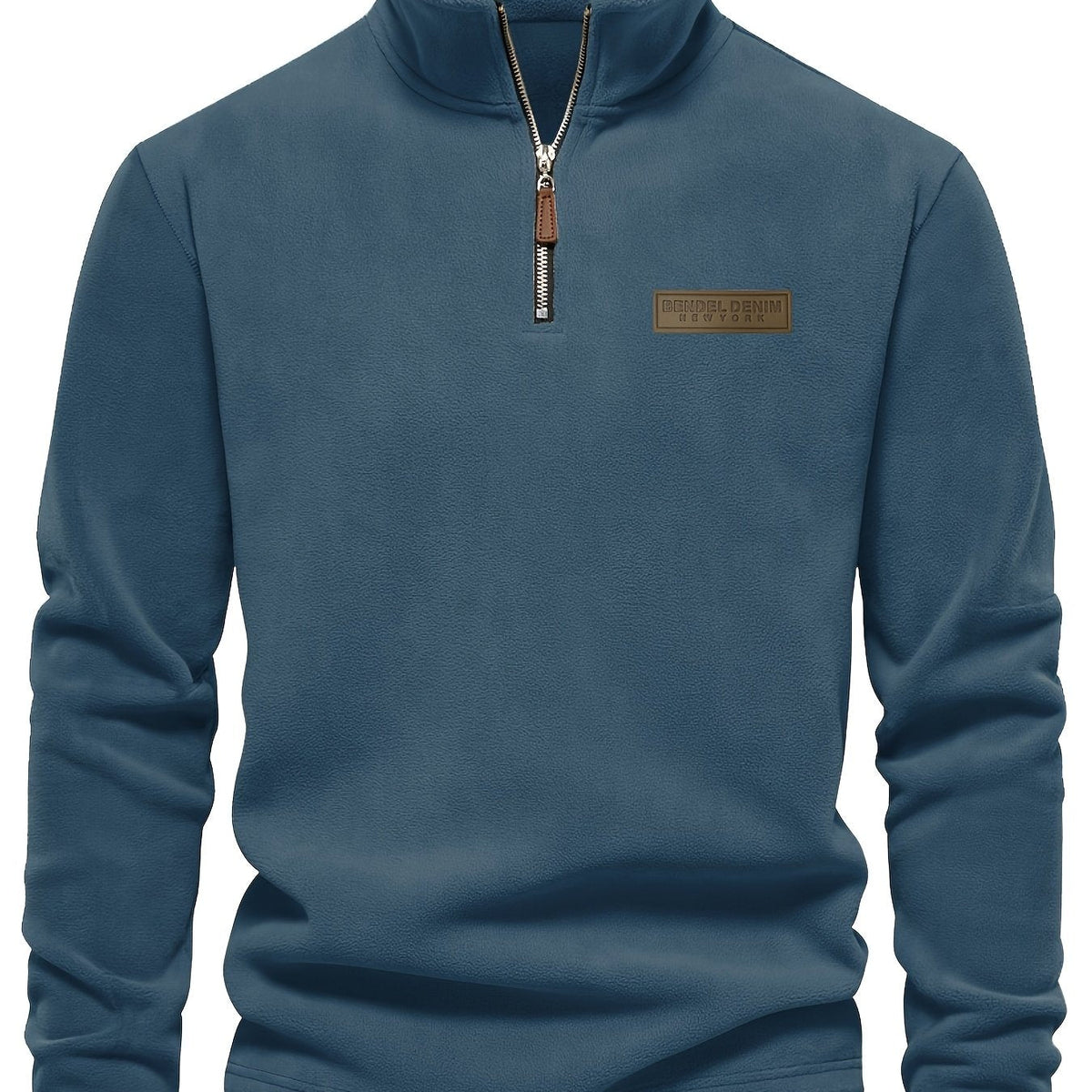 Herren Quarter-Zip Pullover – Moderner Freizeit-Look mit Stehkragen und Minimalistischem Design
