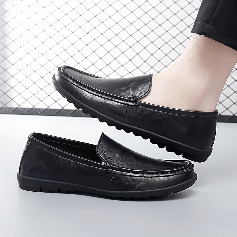 Herren Slip-On Loafer – Klassischer Komfortschuh für Alltag & Freizeit