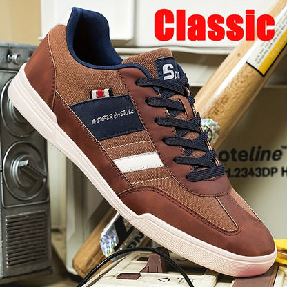 Herren Sneaker Vintage Stil Super Casual – Freizeit- und Alltagsschuhe