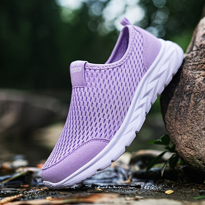 Damen Slip-On Sneaker für Alltag & Freizeit – Atmungsaktive Sportschuhe, Komfort & Stil
