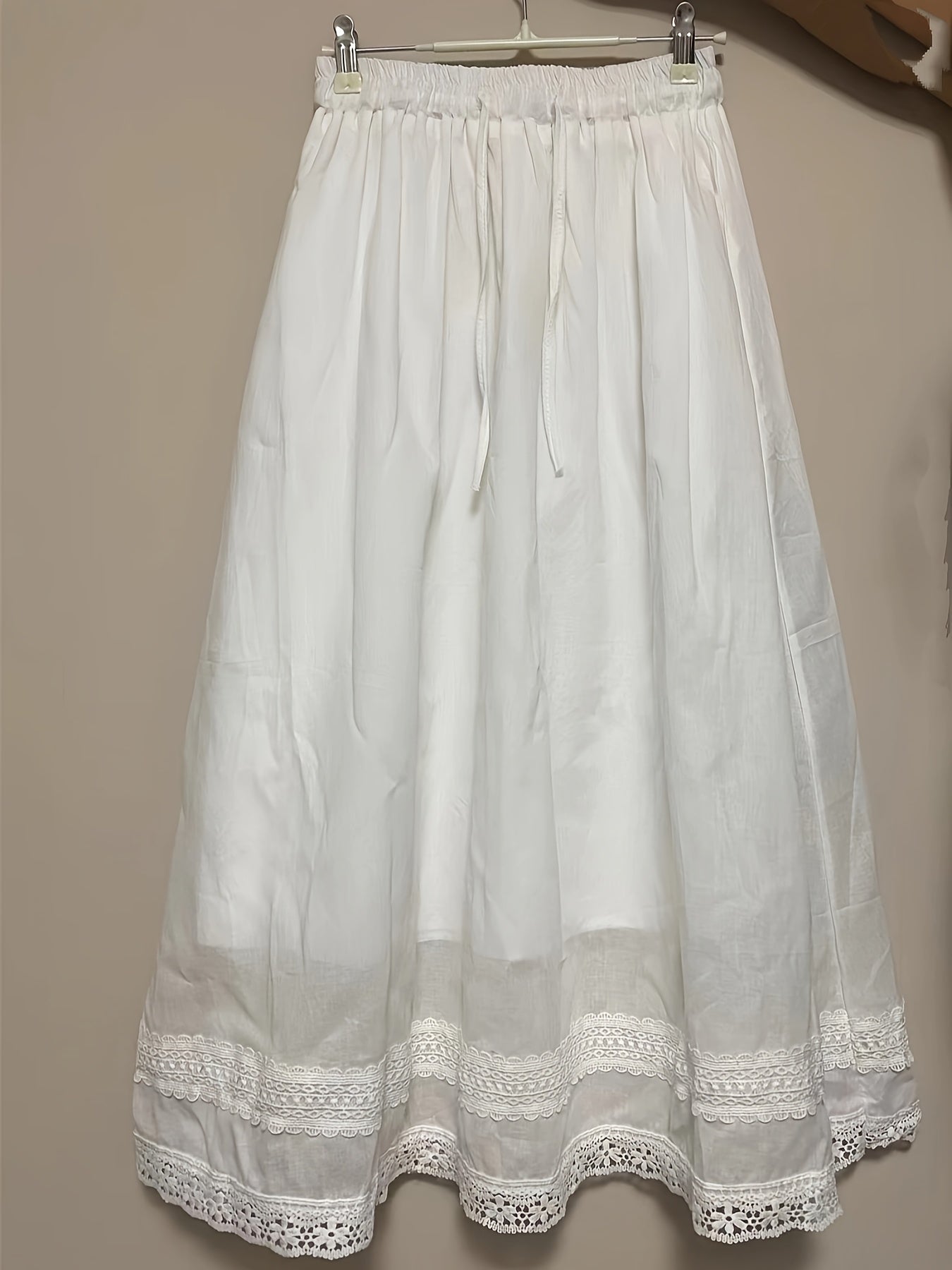 Damen Vintage Petticoat Unterrock mit Spitze – Eleganter Retro-Look für Kleider und Röcke