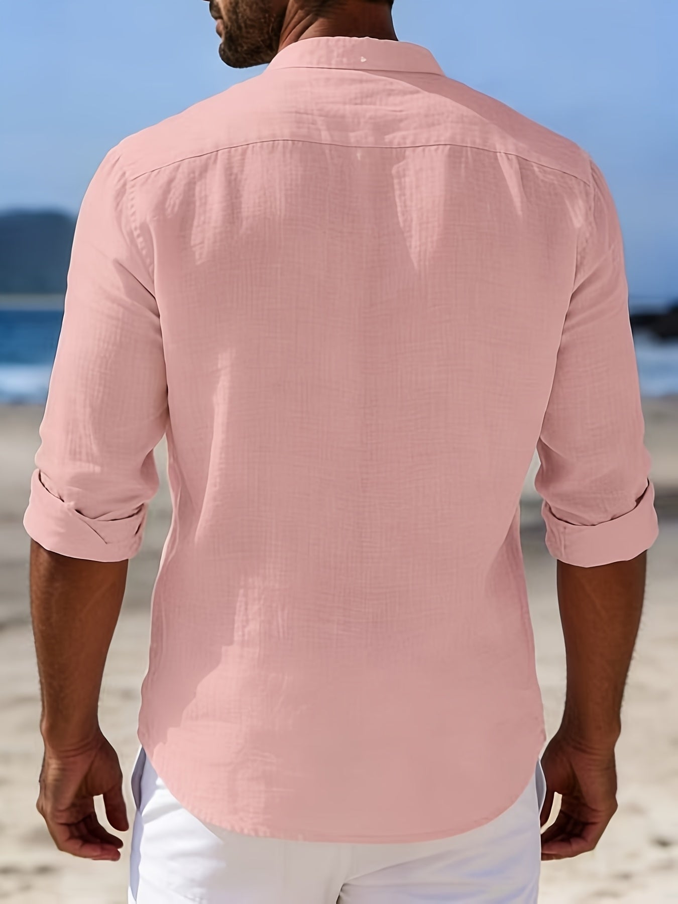 Herren Freizeithemd Leicht Sommer Strand Look – Lässiger Stil für entspannte Anlässe