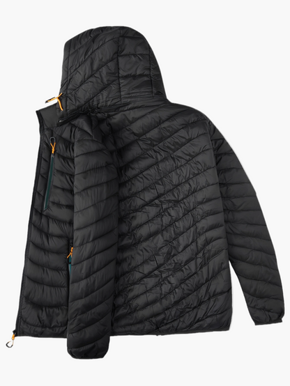 Herren Steppjacke mit Kapuze für Outdoor und Freizeit – Leicht & Warm