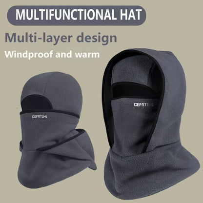 Sturmhaube Kapuzen-Balaclava aus Fleece Winddicht Warm für Wintersport