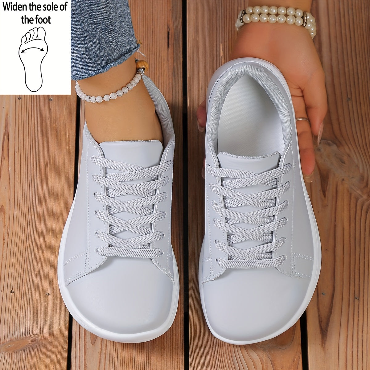 Damen Sneaker – Modische Freizeitschuhe mit Schnürung für Alltag und Freizeit