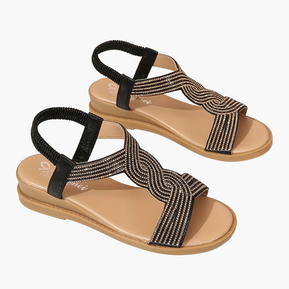 Damen Sommer Sandalen – Modische Offene Preppy-Style Sandalen für Alltag & Freizeit