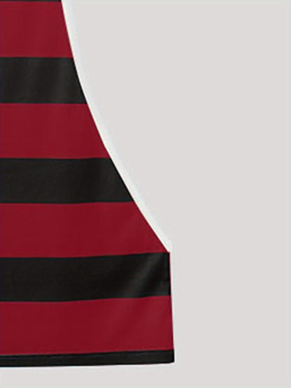 Herren Stringer Tanktop mit Streifen – Sportliches Fitness- und Freizeitshirt