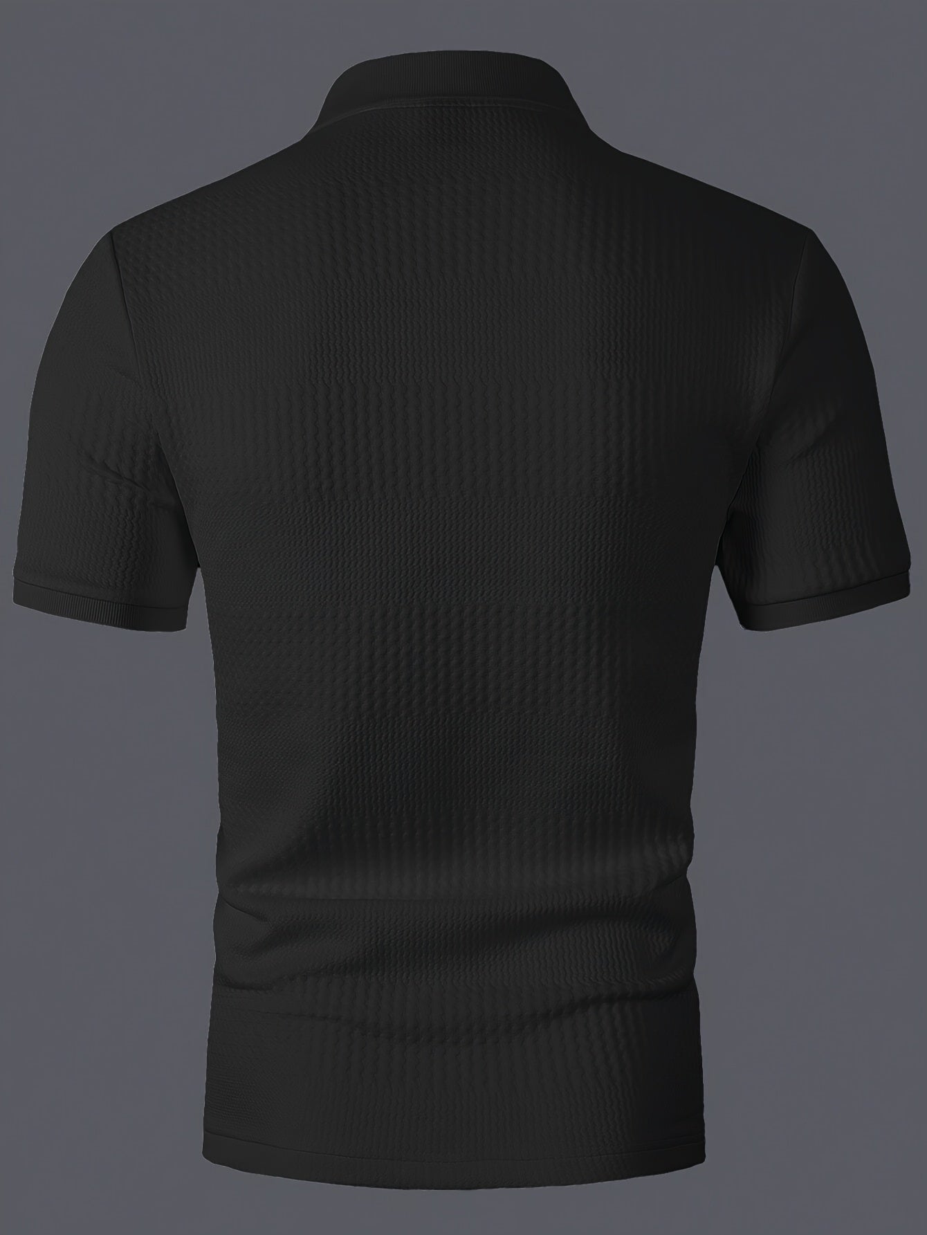 Herren Polohemd – Modernes Slim Fit Freizeitshirt mit Struktur für Alltag und Büro