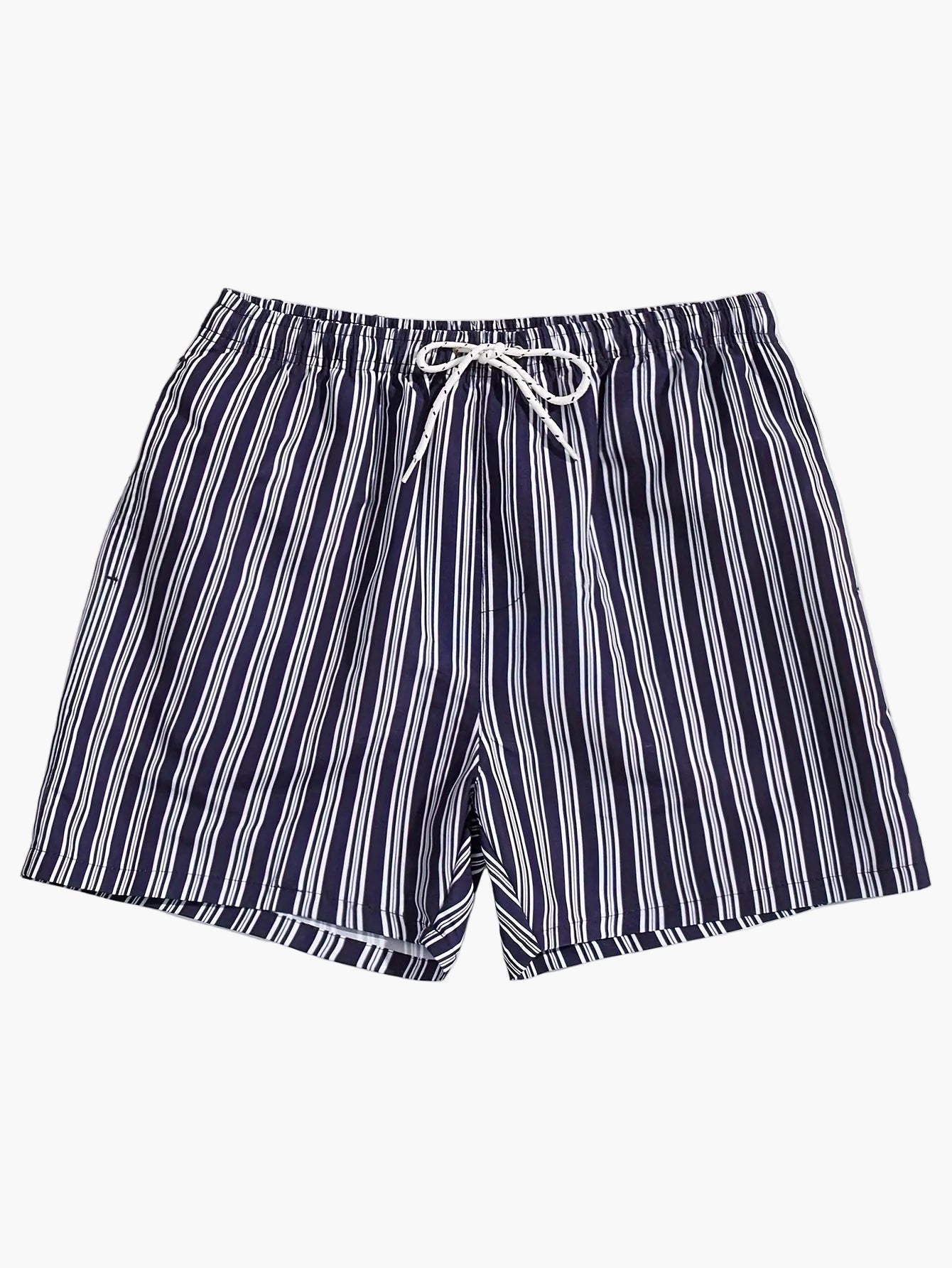 Herren Badeshorts im modernen Streifen-Design – Freizeit & Strandmode