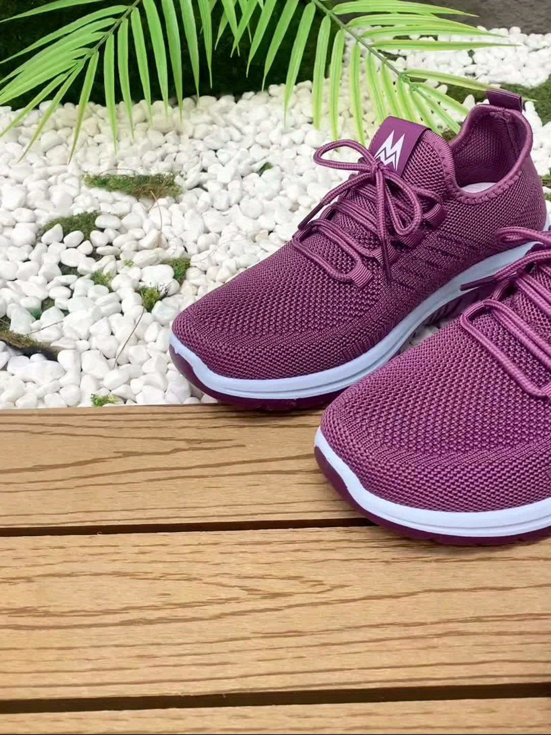 Damen Komfort Freizeit-Sneaker mit modernem Strickdesign und federleichter Sohle – Ideal für Alltag & Sport