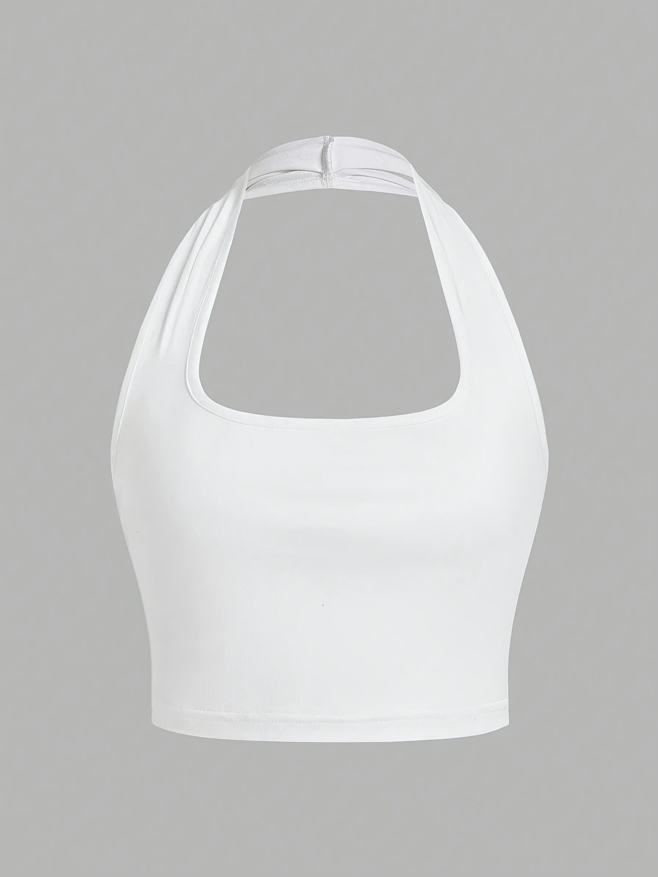 Damen Halter Neck Backless Crop Top – Modisches Sommer Basic für Freizeit & Streetwear