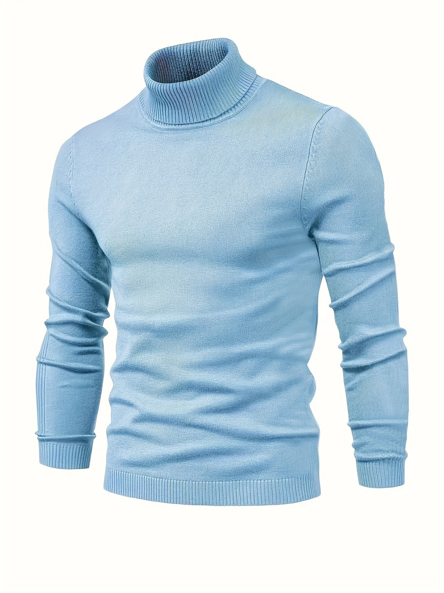 Herren Rollkragenpullover Slim Fit Modern Stil – Perfekt für Business und Freizeit