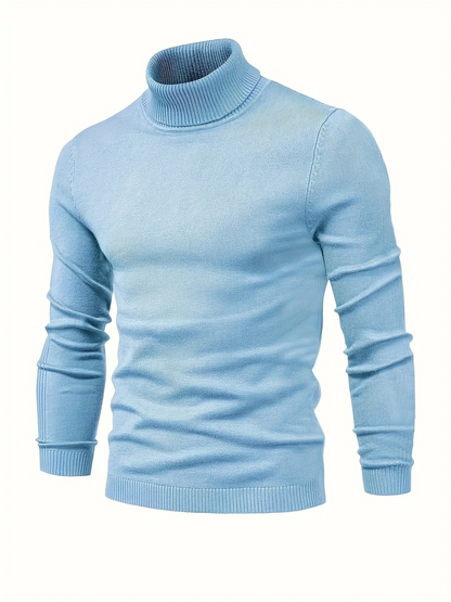 Herren Rollkragenpullover Slim Fit Modern Stil – Perfekt für Business und Freizeit