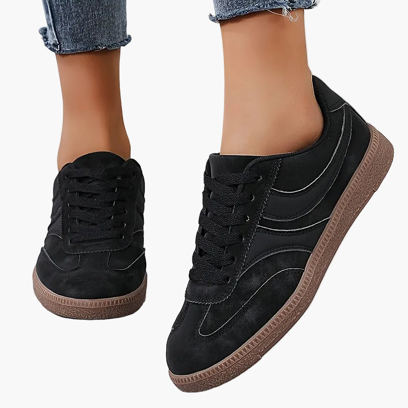 Damen Vintage Sneaker im Retro-Stil für Alltag und Freizeit