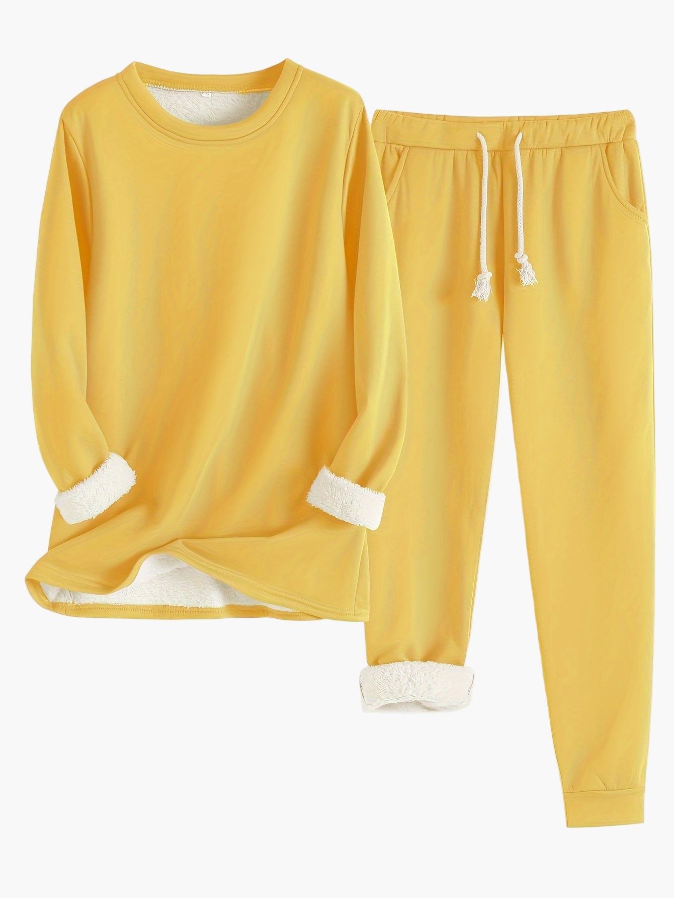 Damen Kuschelige Lounge-Set Zweiteilig – Bequemer Hausanzug für Alltag & Freizeit