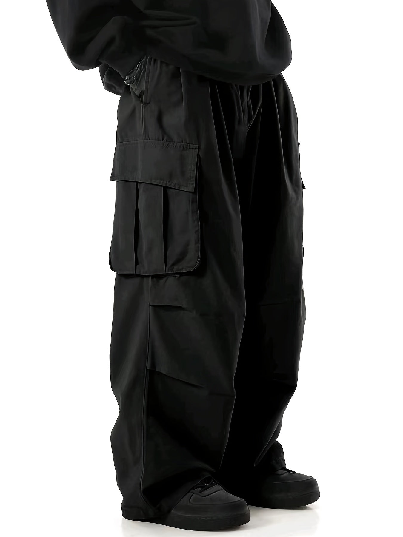 Herren Weite Cargo-Hose Streetwear Urban Style