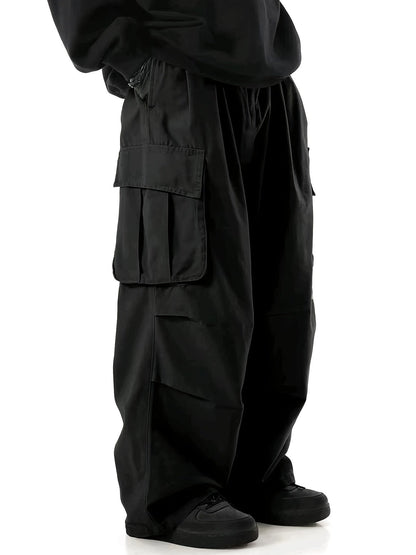 Herren Weite Cargo-Hose Streetwear Urban Style