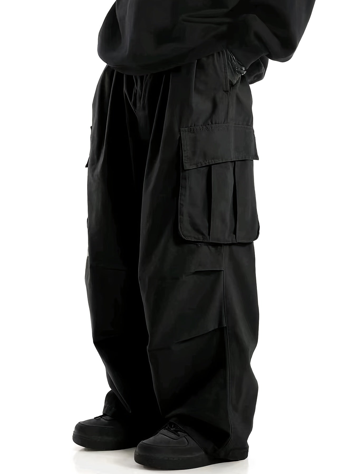 Herren Weite Cargo-Hose Streetwear Urban Style