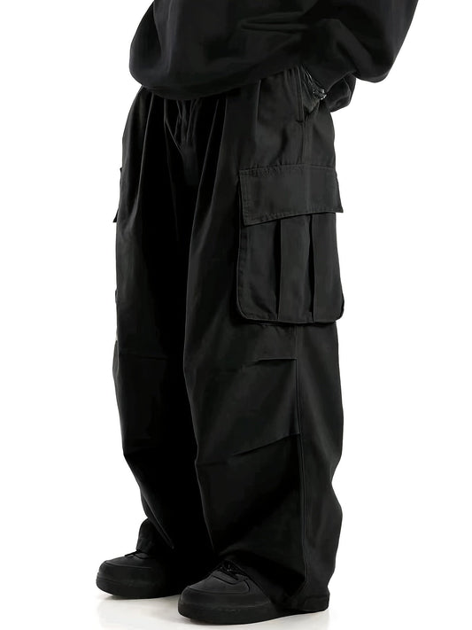 Herren Weite Cargo-Hose Streetwear Urban Style