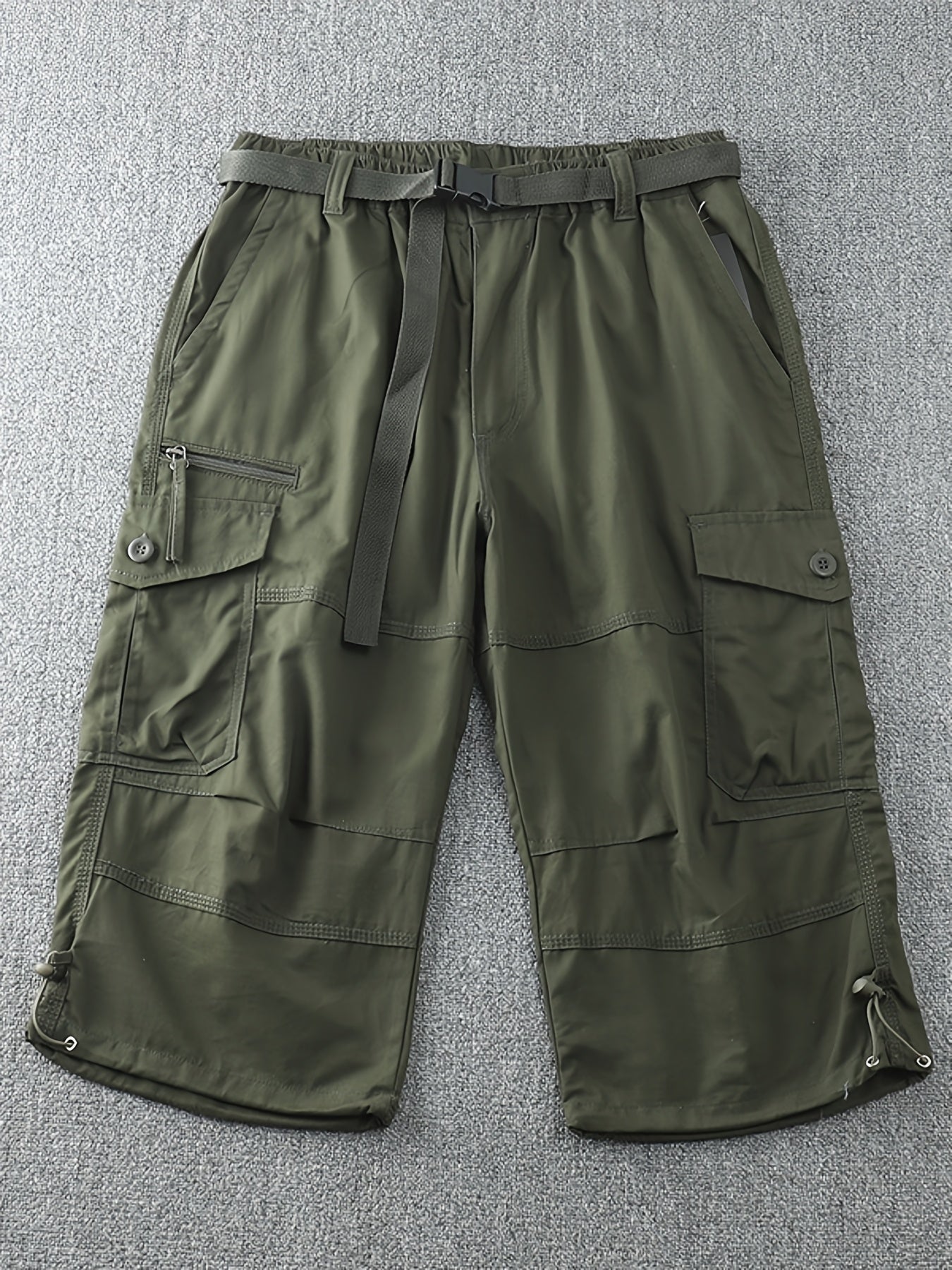 Herren Outdoor Cargo Shorts mit extra langem Schnitt und vielseitigen Taschen – Funktionale Freizeit-Bermuda