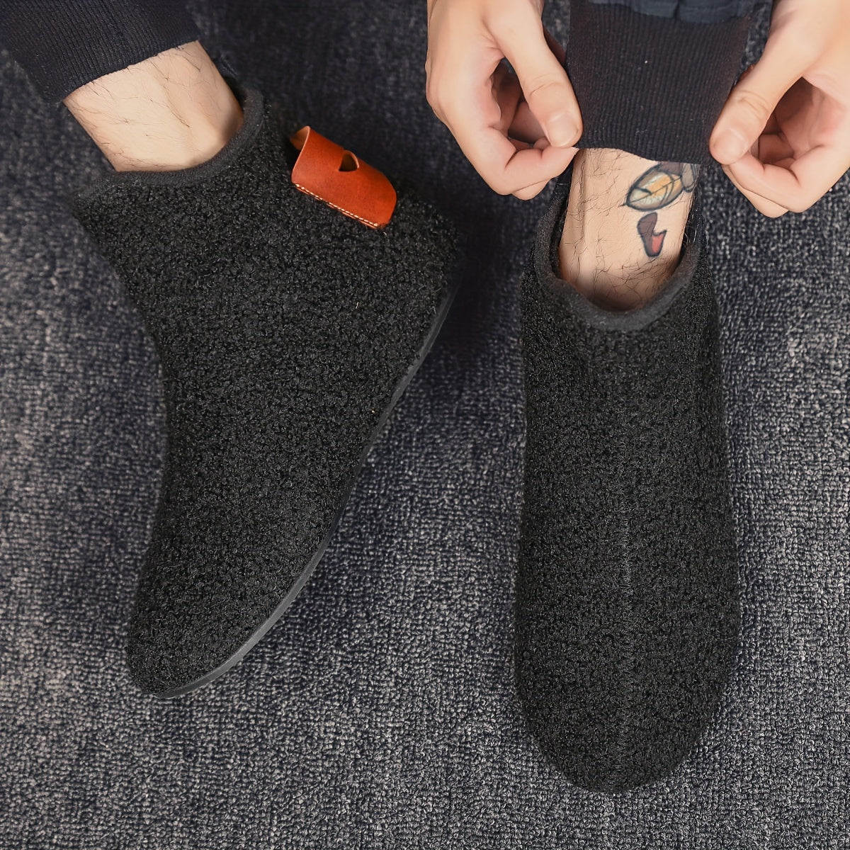 Unisex Winter Stiefel, warme Hausschuhe, flauschige Stiefeletten in verschiedenen Farben