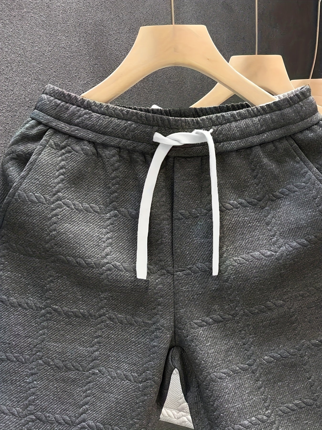 Herren Designer-Shorts mit 3D-Prägung – Modische Freizeit- und Loungewear
