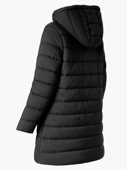 Damen Steppmantel mit Kapuze – Eleganter Wintermantel für Alltag und Freizeit
