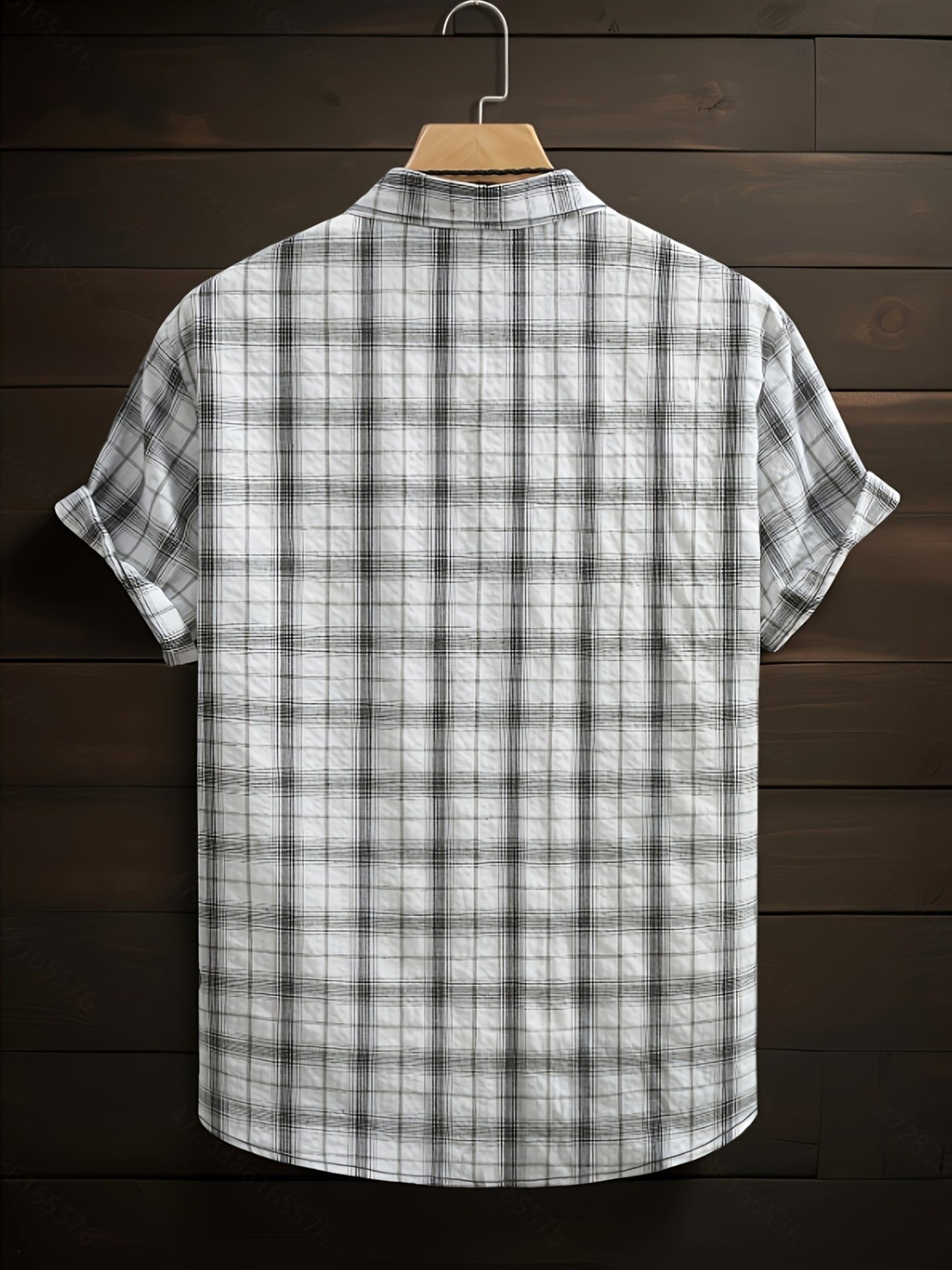 Herren Freizeit Kurzarm-Hemd im Karo-Design – Stilvolle Sommer-Mode für Alltag und Ausgehen