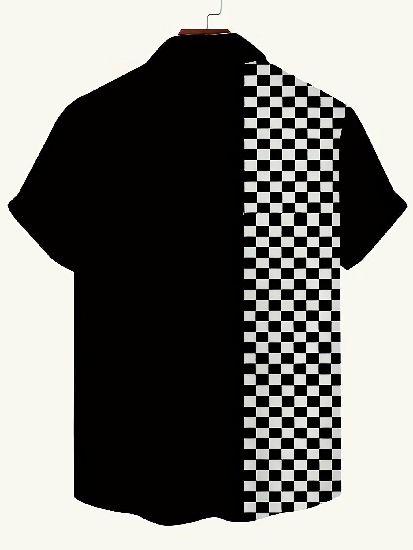 Herren Kurzarm Freizeithemd mit Karomuster und modernem Schnitt – Trendiges Resort Shirt für Alltag und Ausgehen