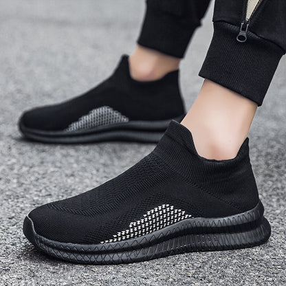 Herren Slip-On Sneaker – Bequeme leichte Freizeitschuhe für Alltag & Sport