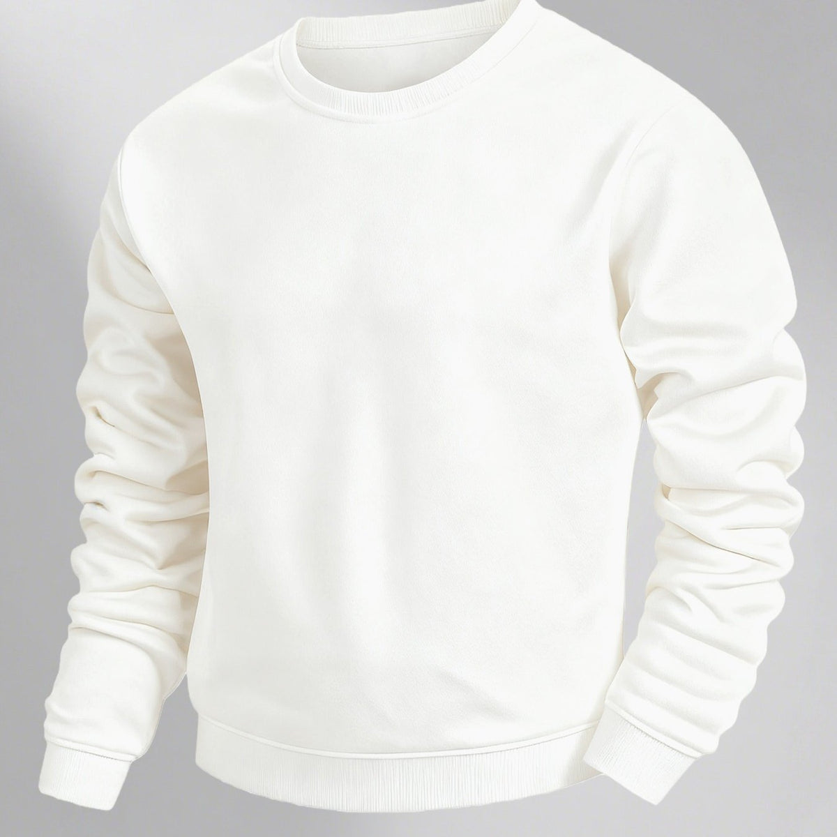 Herren Basic Rundhals Sweatshirt – Klassischer Look für Alltag & Freizeit