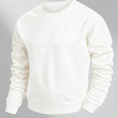 Herren Basic Rundhals Sweatshirt – Klassischer Look für Alltag & Freizeit