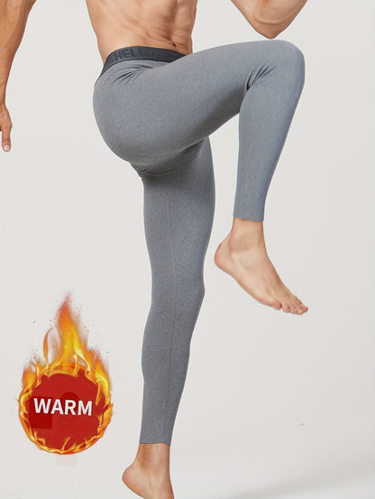 Herren Thermounterhose lang 3er Pack gefüttert Schwarz