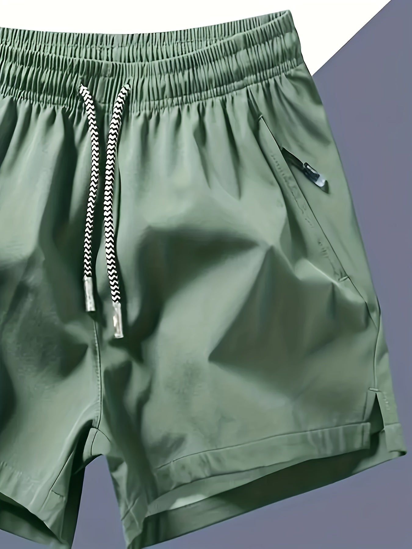 Herren Sport Shorts mit elastischem Bund und Seitentaschen – Trainings- und Freizeithose