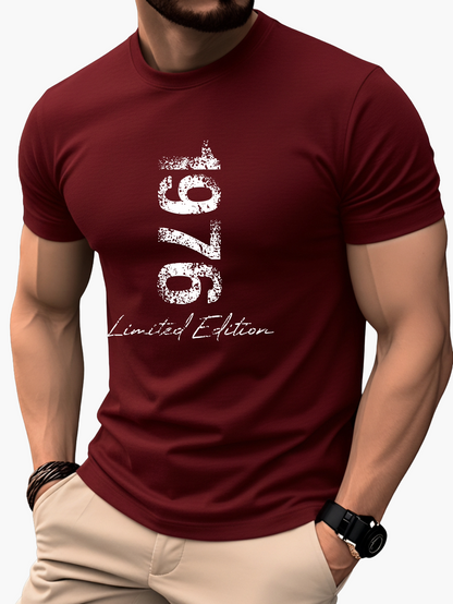 Herren T-Shirt 1976 Limited Edition – Vintage Style, Casual Mode, Geschenkidee
