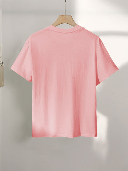 Damen T-Shirt mit Animal Print und Motiv-Spruch – Modisches Freizeitshirt, Casual Streetstyle, Inspirierendes Geschenk