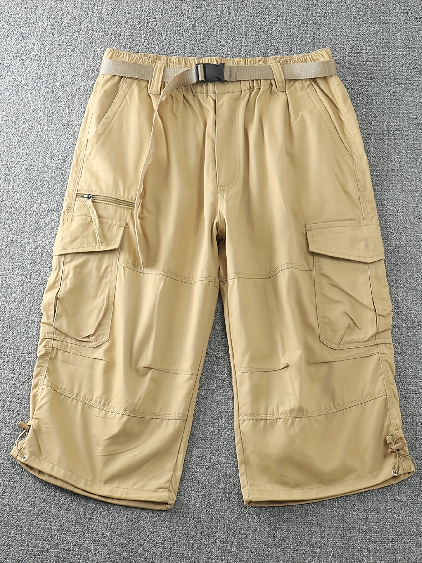 Herren Outdoor Cargo Shorts mit extra langem Schnitt und vielseitigen Taschen – Funktionale Freizeit-Bermuda