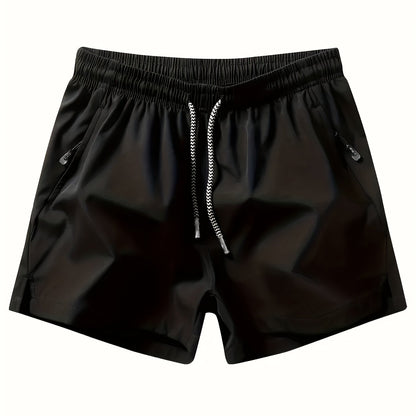Herren Sport Shorts mit elastischem Bund und Seitentaschen – Trainings- und Freizeithose