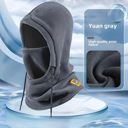 Unisex Sturmhaube Balaclava aus Fleece mit Kordelzug für Winter & Outdoor
