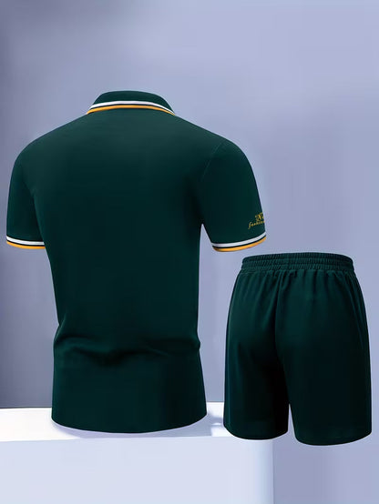 Herren Polo Short Set – Sportlich Elegantes Freizeit Outfit für Alltag und Sommer