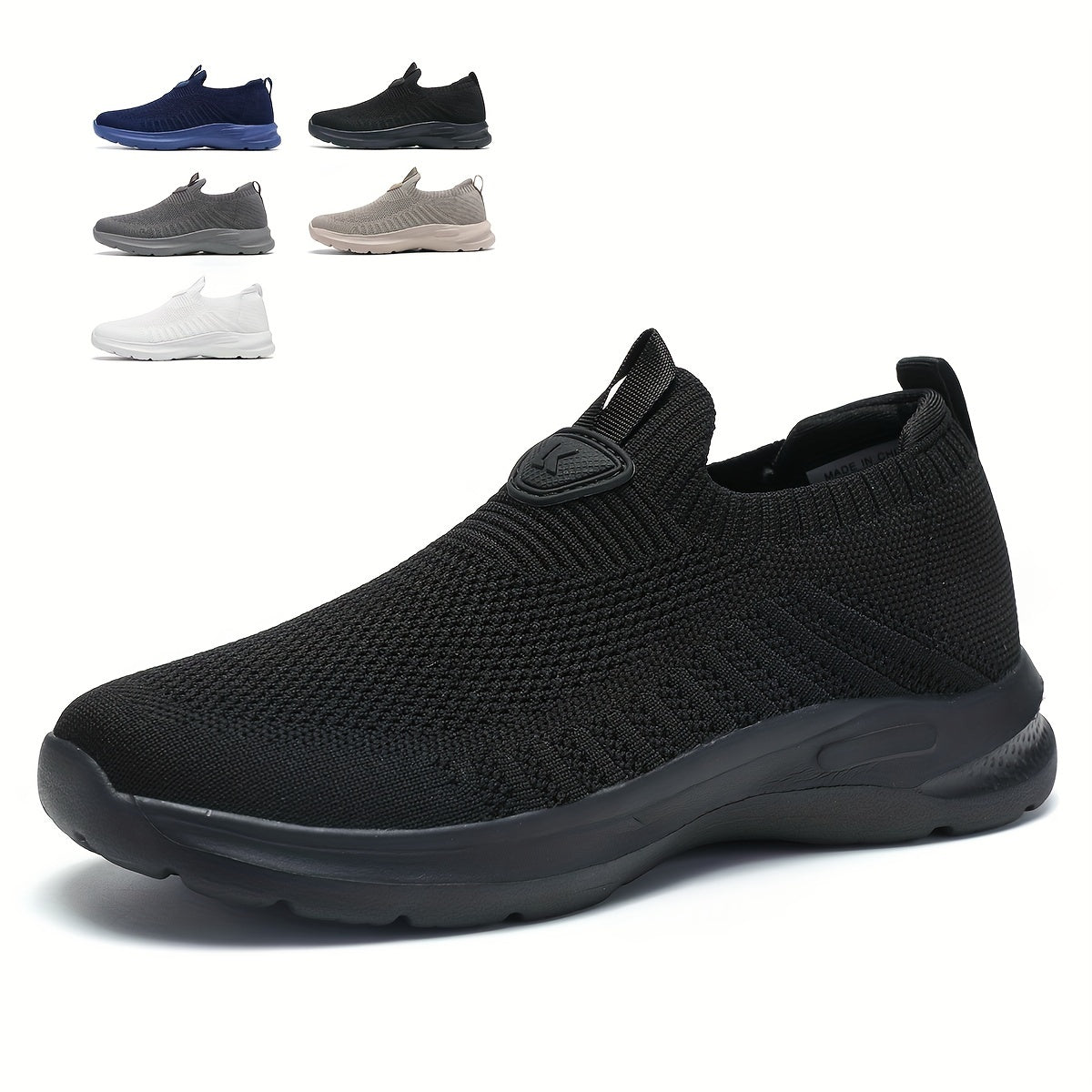 Herren Slip-On Sneaker für Sport und Alltag – Bequemer Laufschuh mit modernem Design